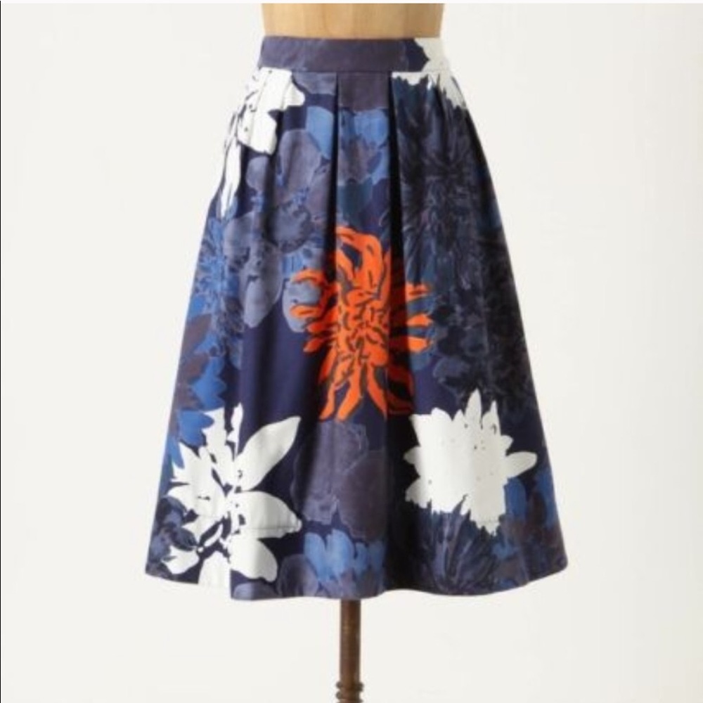Marimekko for Anthropologie Floral Skirt